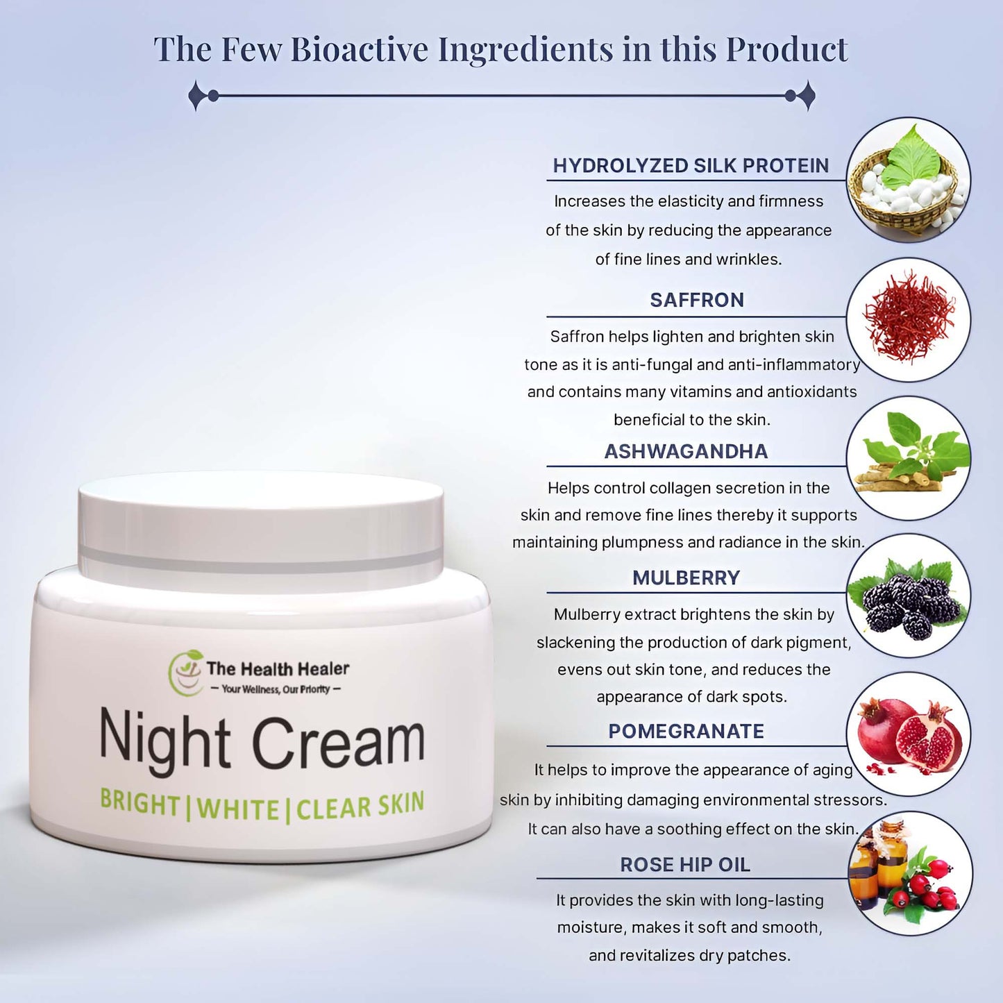 Night Cream Clear Skin™, Health Healer & Anti Aging