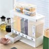 6 Grid Kitchen Dry Food Storage Dispenser 