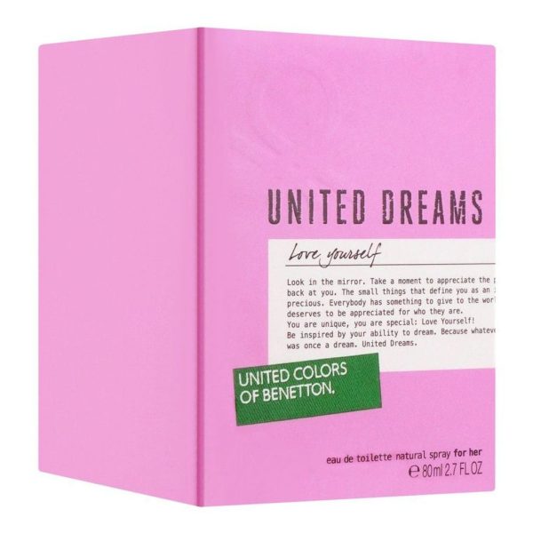 Benetton United Dreams Love Yourself EDT For Women 80Ml